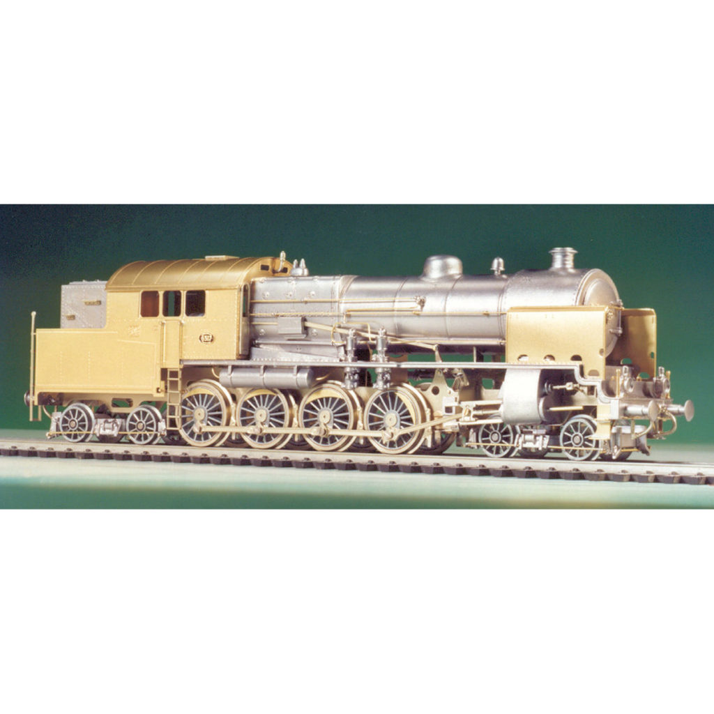 DJH Model Loco H0 - E156 - Locomotive à vapeur avec wagon - Catawiki
